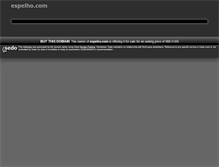 Tablet Screenshot of espelho.com